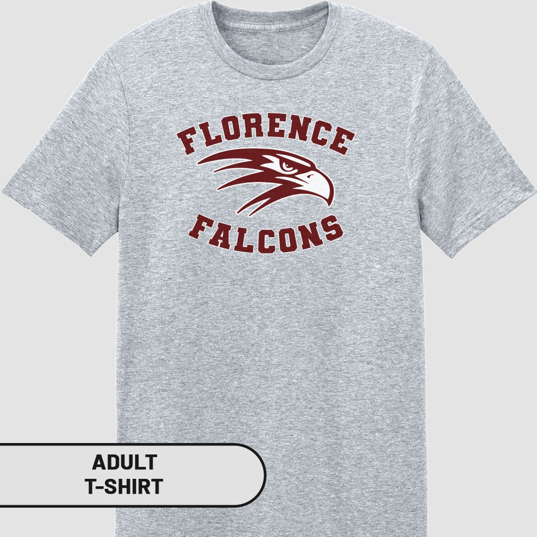 Florence Falcons Graphic Adult T-Shirt