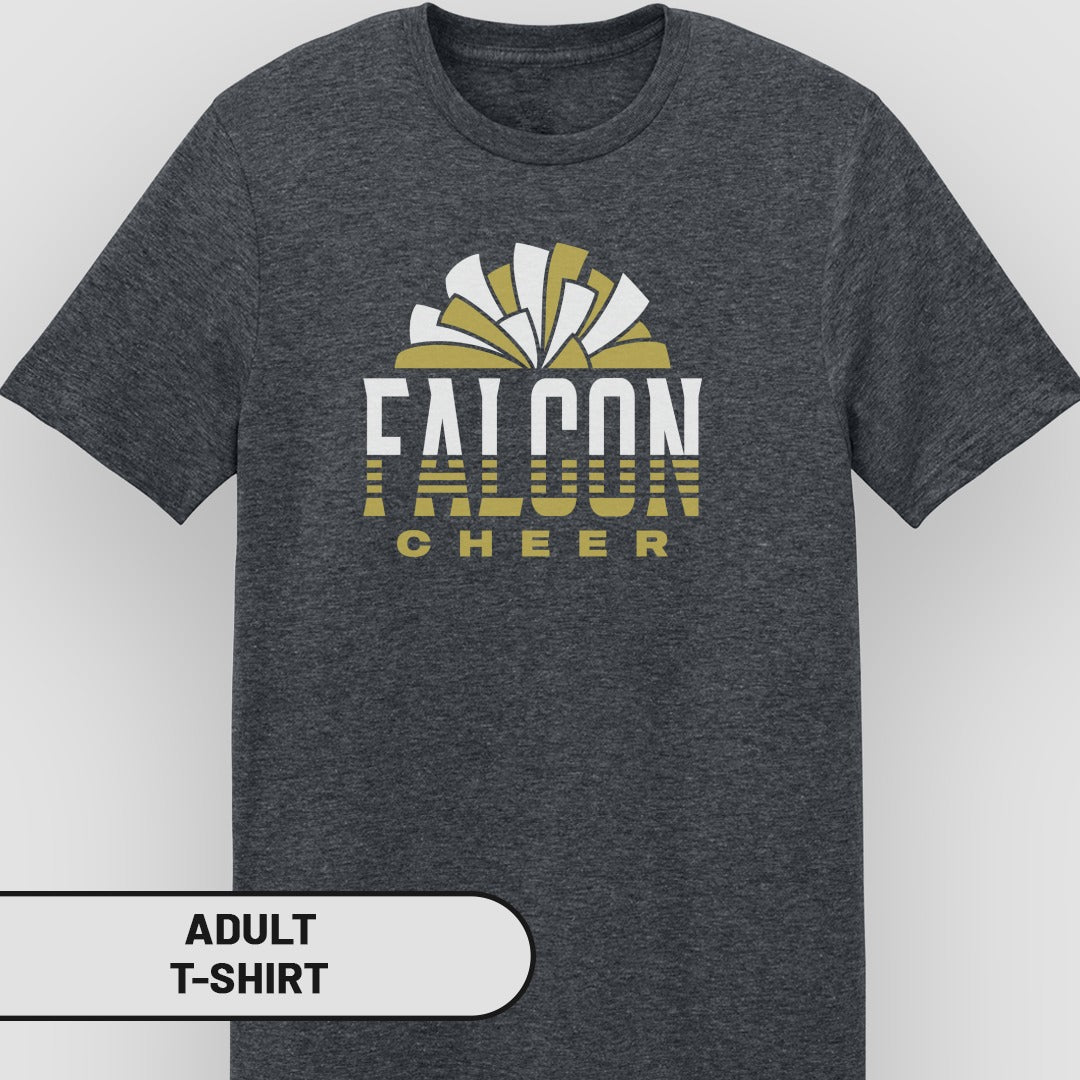 Falcon Cheer Graphic Design Adult T-shirt
