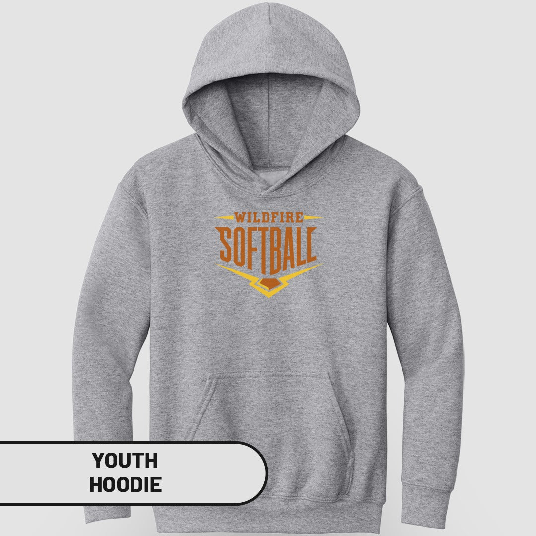 Wildfire Softball Graphic Youth Hoodie