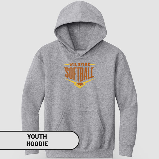 Wildfire Softball Graphic Youth Hoodie