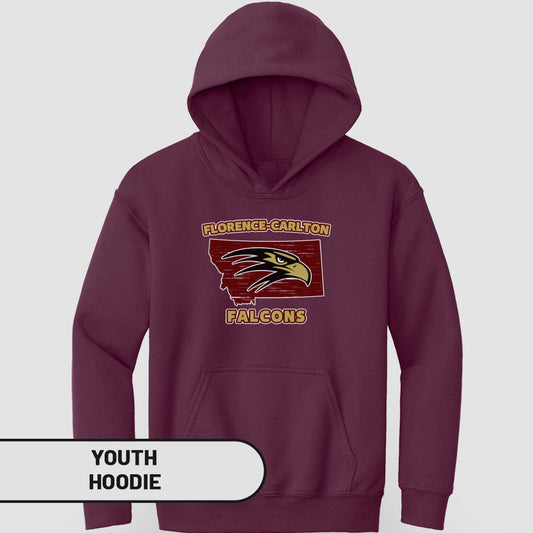 Florence-Carlton Falcons Youth Hoodie