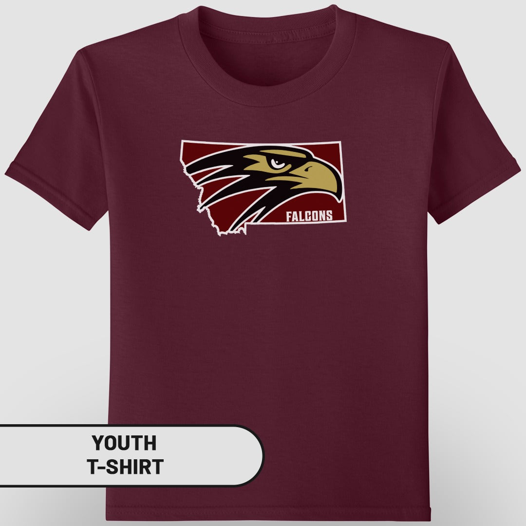 Falcons Logo Youth T-Shirt Perfect for Young Fans