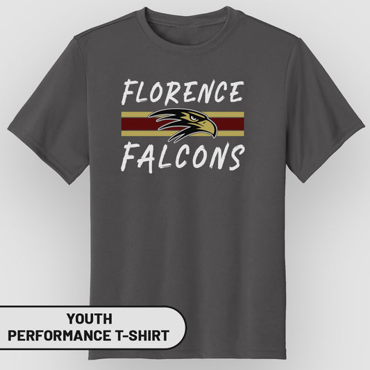 Florence Falcons Youth Performance T-Shirt