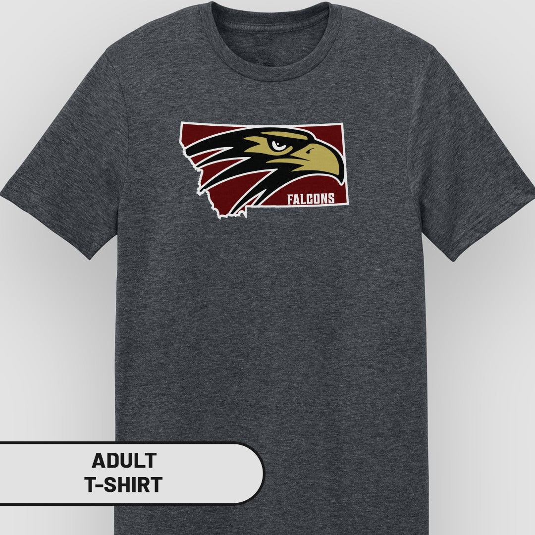 Falcons Logo Adult Graphic T-Shirt for Casual Wear