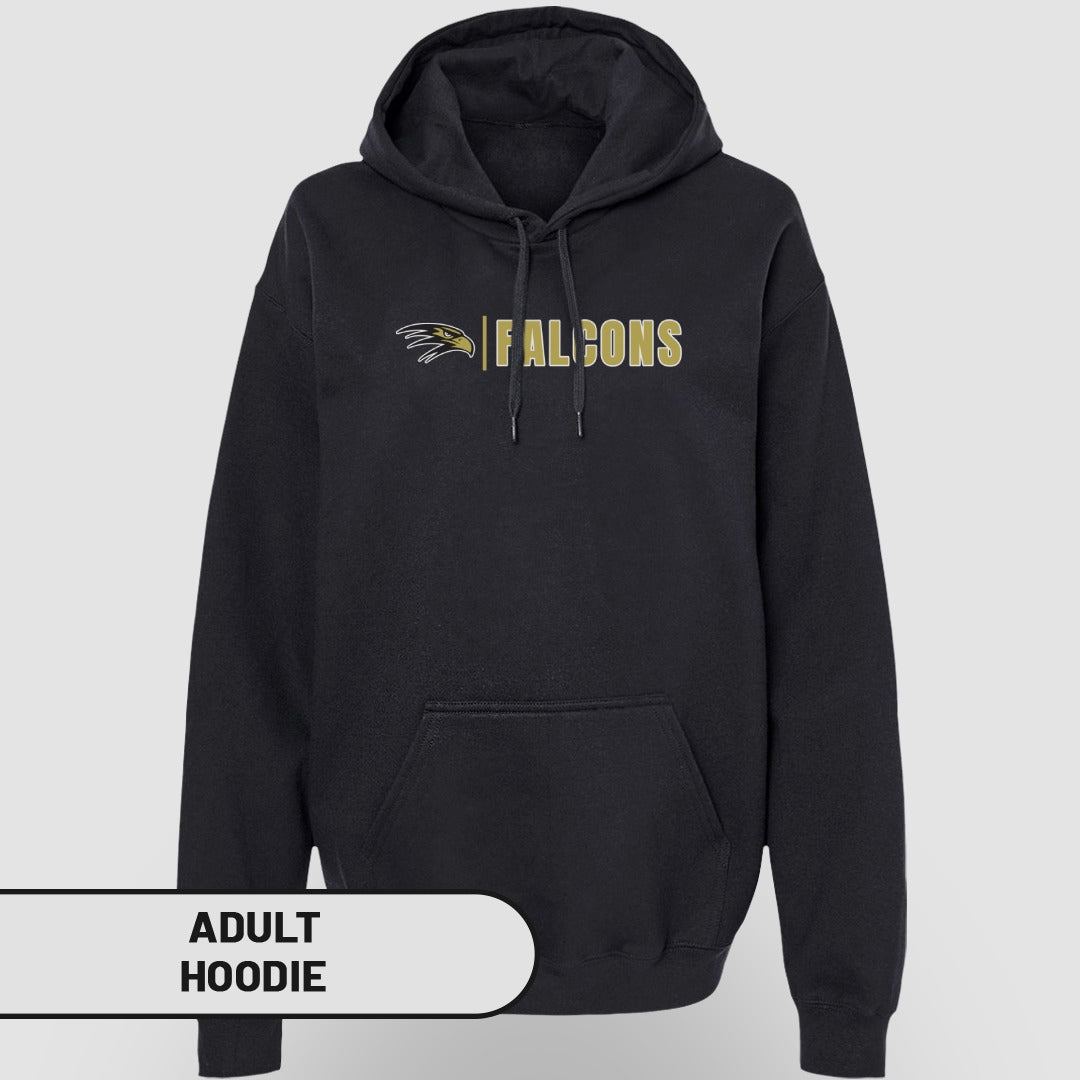 Stylish Adult Hoodie Featuring Falcons Logo