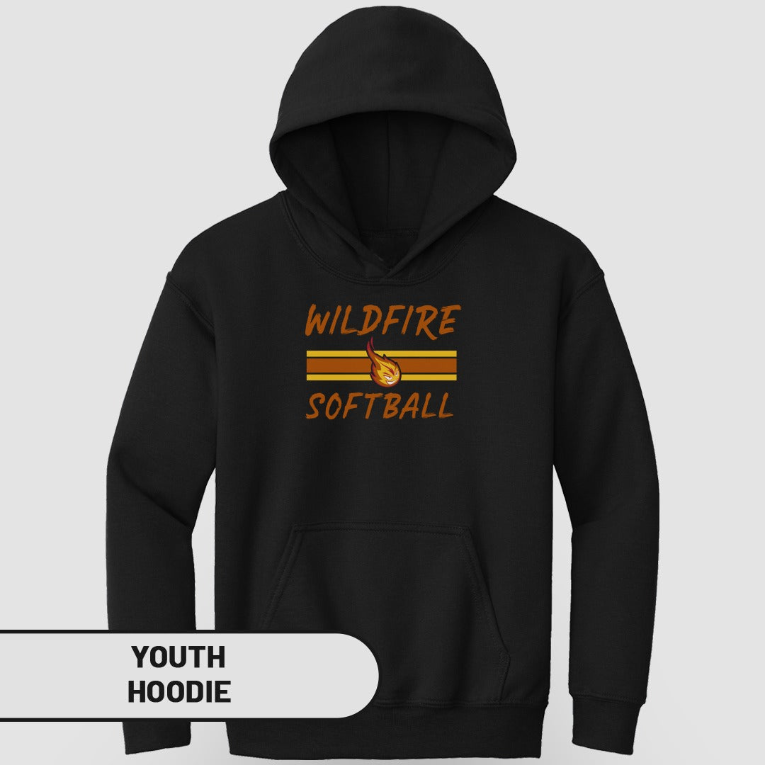 Wildfire Softball Youth Hoodie for Sports Enthusiasts
