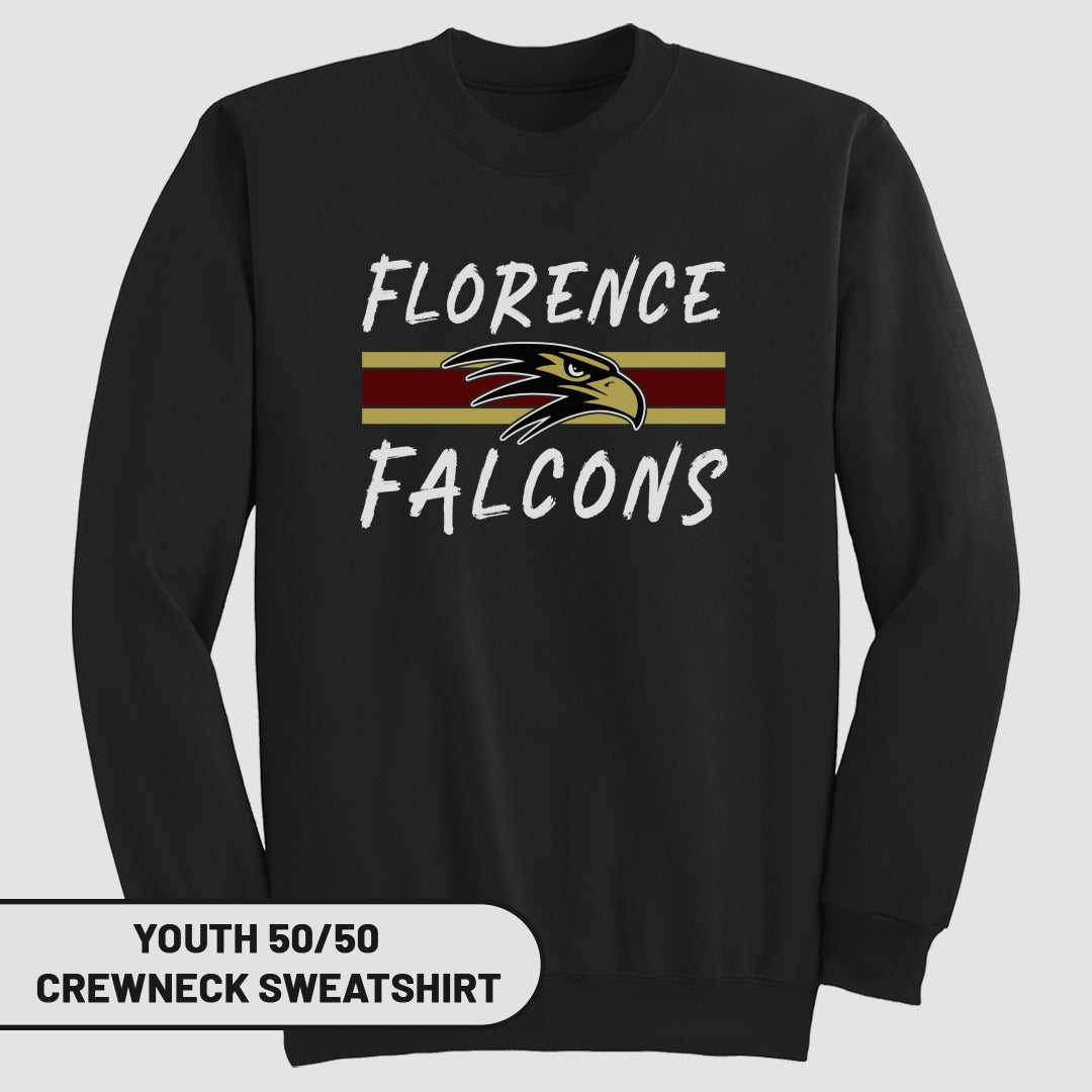 Florence Falcons Youth Crewneck Sweatshirt