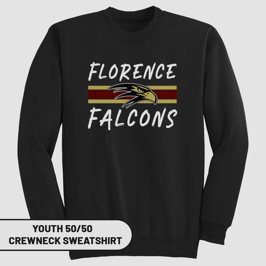Florence Falcons Youth Crewneck Sweatshirt