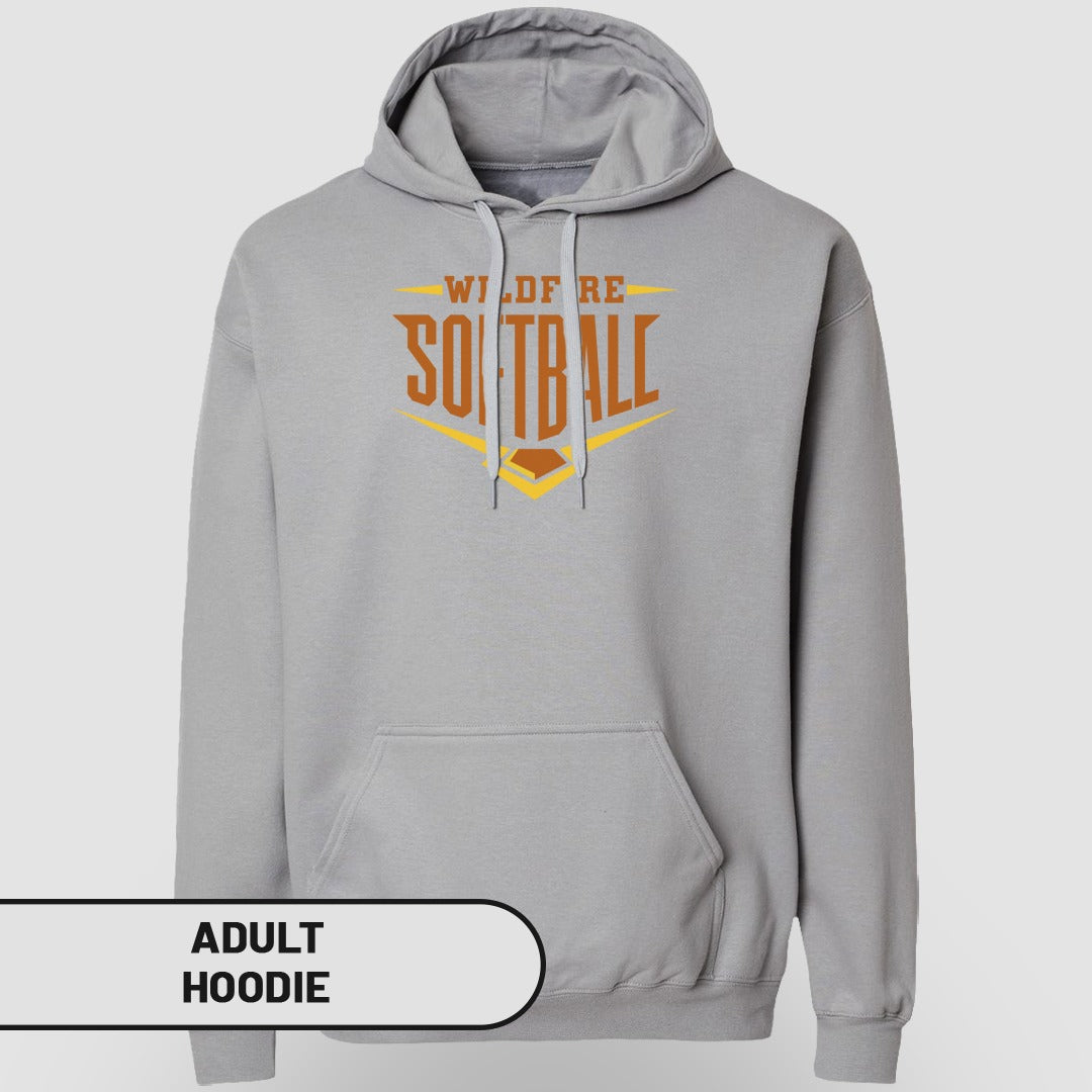 Wildfire Softball Graphic Print Adult Hoodie Product