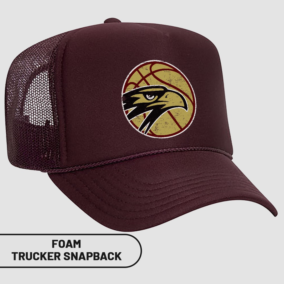 Vintage Eagle Logo Foam Trucker Snapback Hat