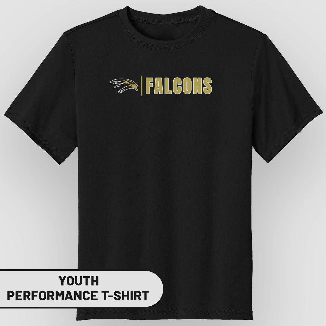Falcons Design Youth Performance T-Shirt