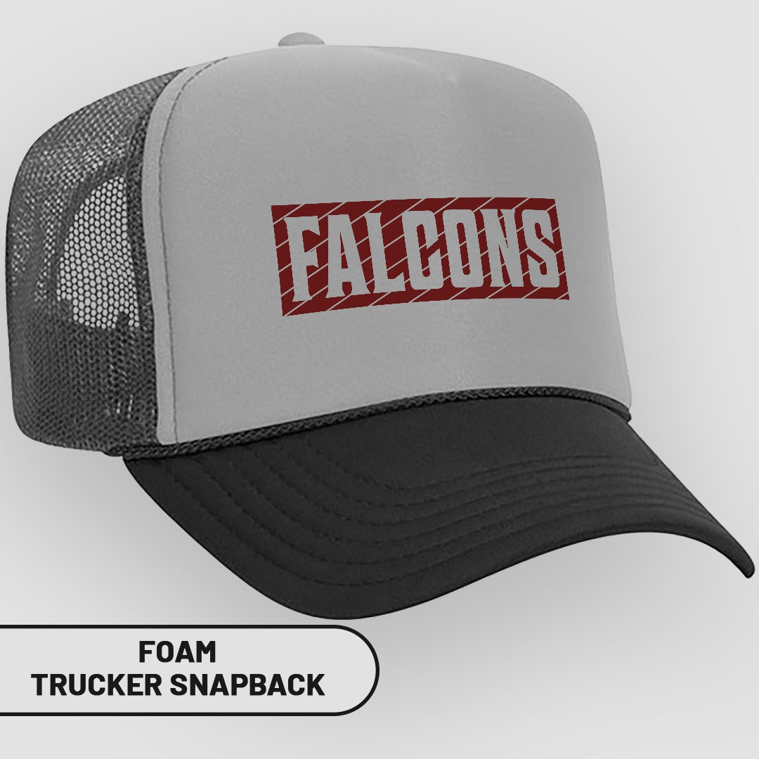 Falcons Foam Trucker Snapback Hat Perfect for Fans