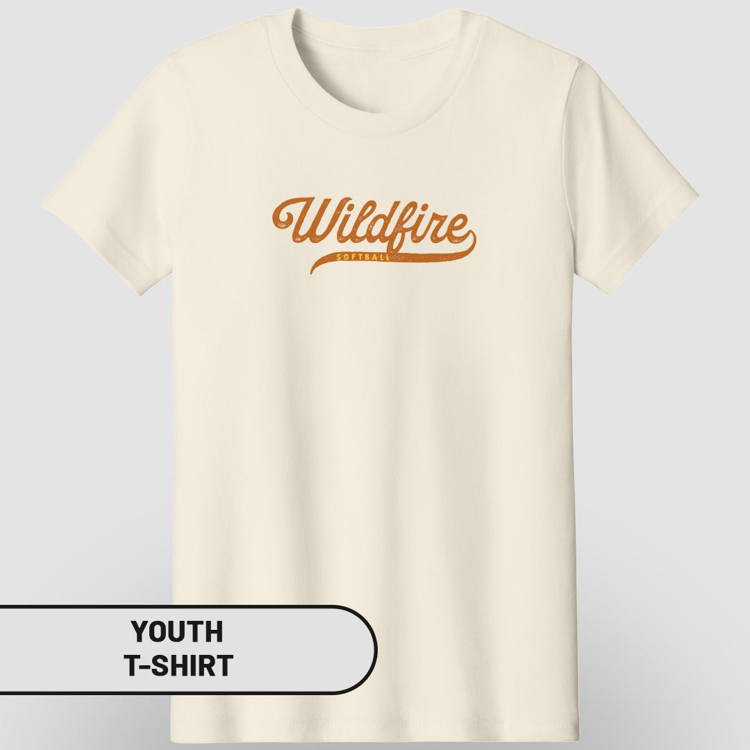 Stylish Wildfire Football Youth T-Shirt for Kids
