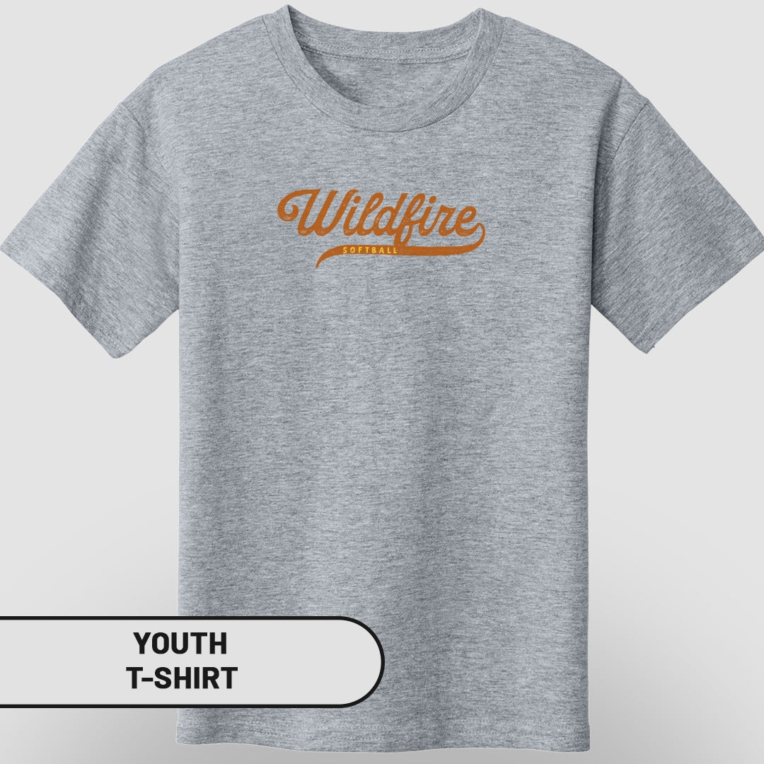Wildfire Softball Design Youth T-Shirt Product