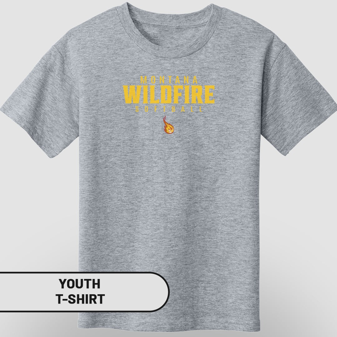 Montana Wildfire Basketball Graphic Youth T-Shirt