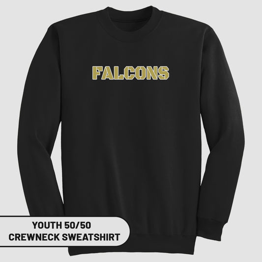 Falcons Youth 50/50 Crewneck Sweatshirt product