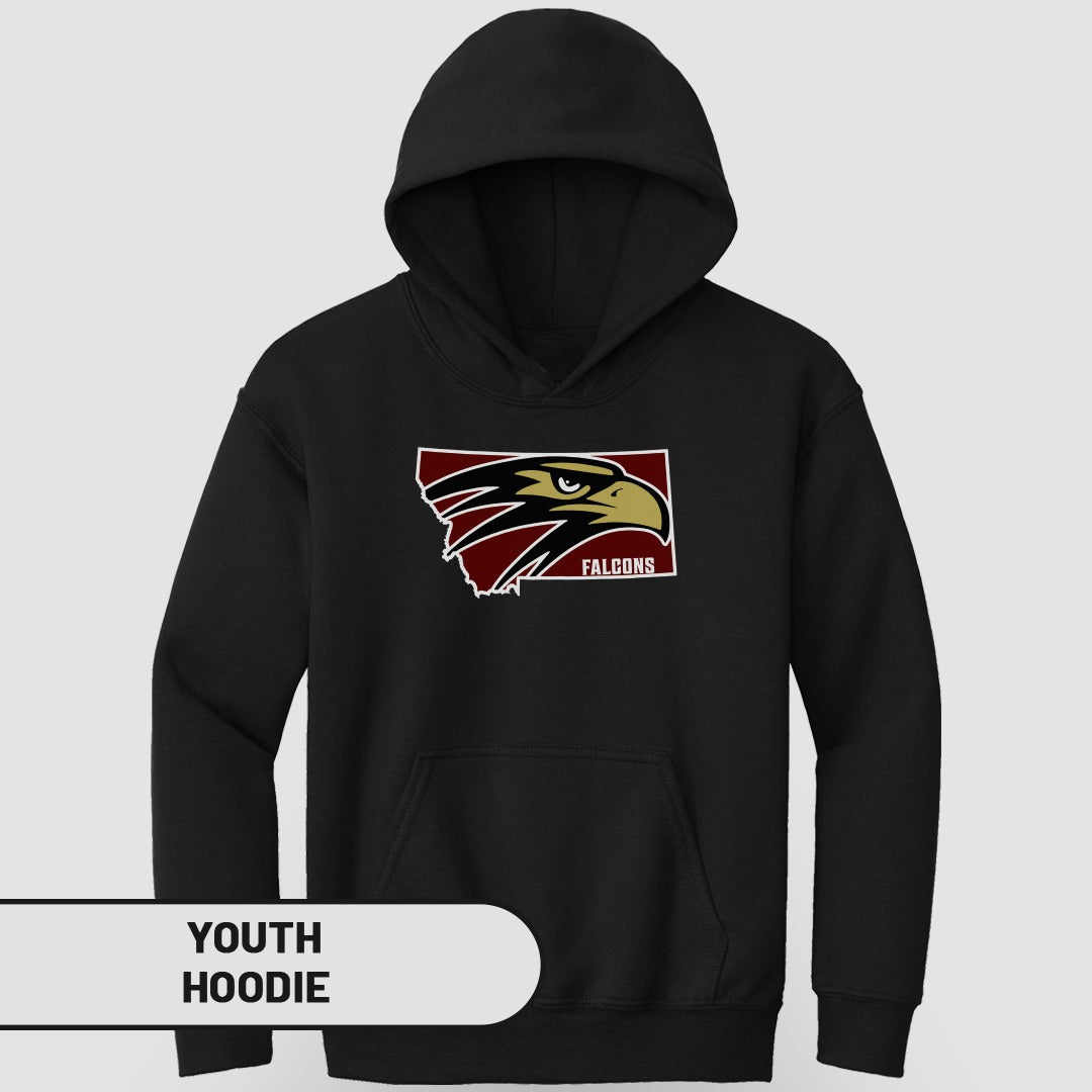 Falcons Logo Youth Hoodie