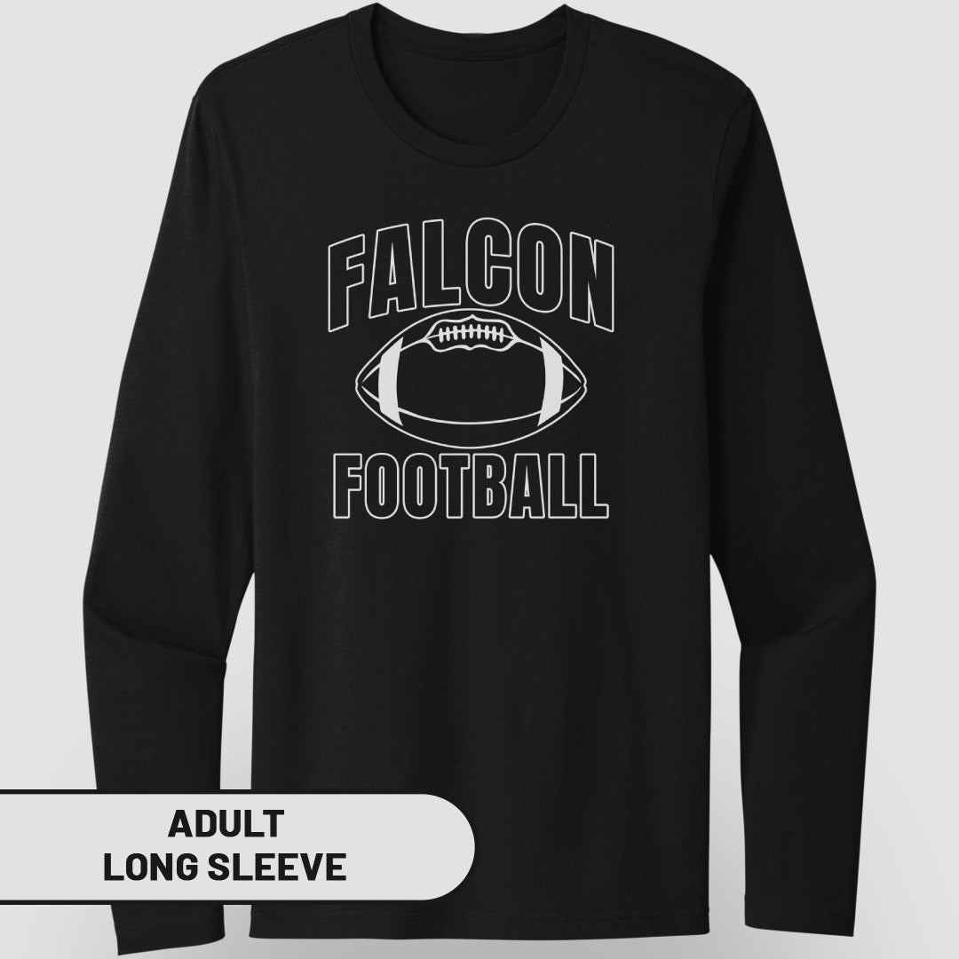Falcon Football Adult Long Sleeve Shirt