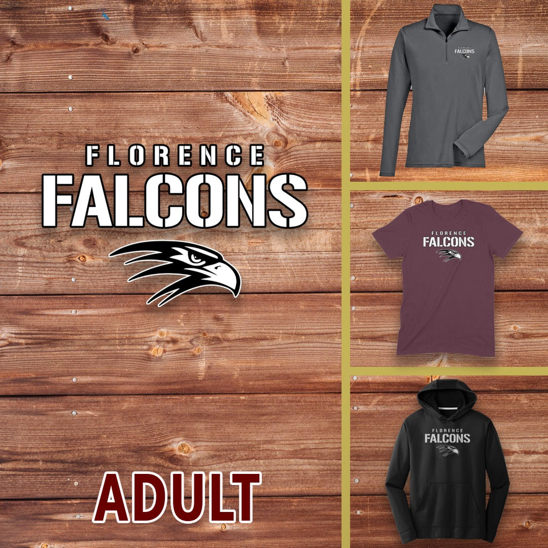 Adult - Black & White Stencil Falcon | FCSA-026BW