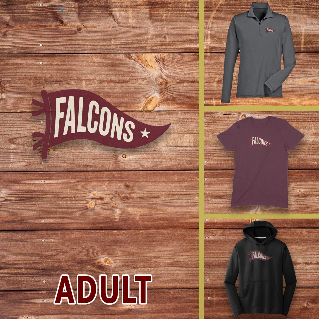 Adult - Vintage Falcons Pennant | FCSP-2025