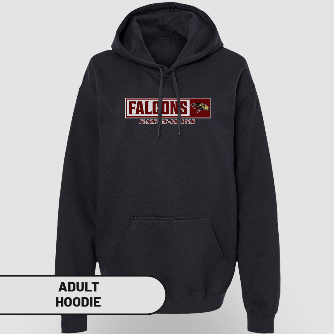 Adult Hoodie Rectangle Falcons | FCS-002