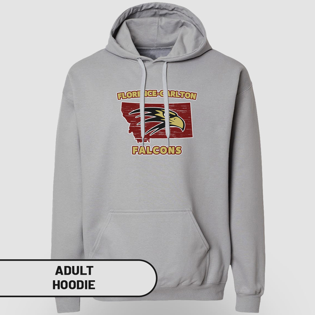 Adult Hoodie MT Florence-Carlton Falcons | FCS-003