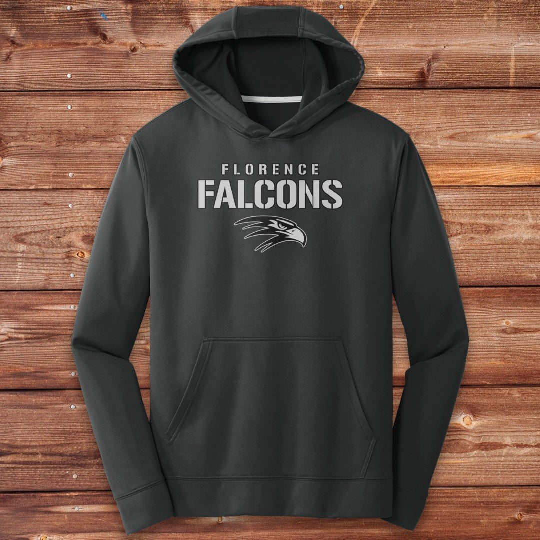 Adult - Black & White Stencil Falcon | FCSA-026BW