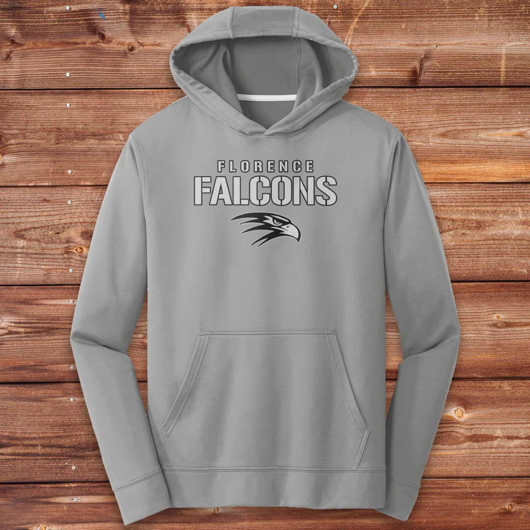 Adult - Black & White Stencil Falcon | FCSA-026BW