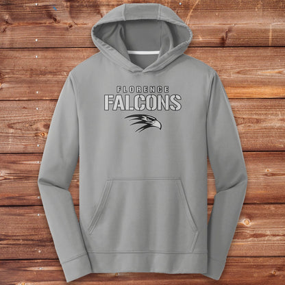 Adult - Black & White Stencil Falcon | FCSA-026BW