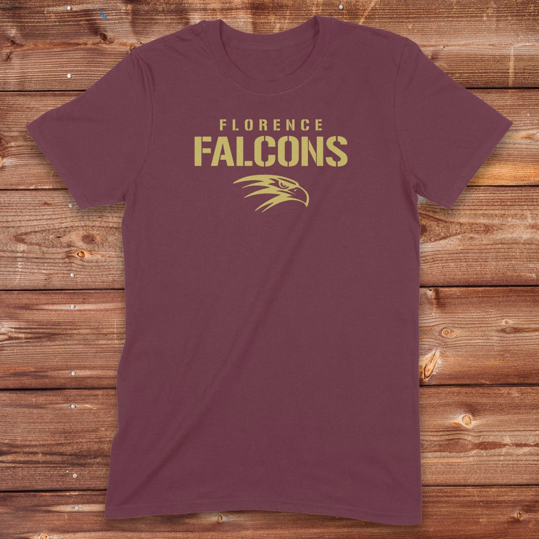 Adult - Golden Stencil Falcons | FCSA-026G