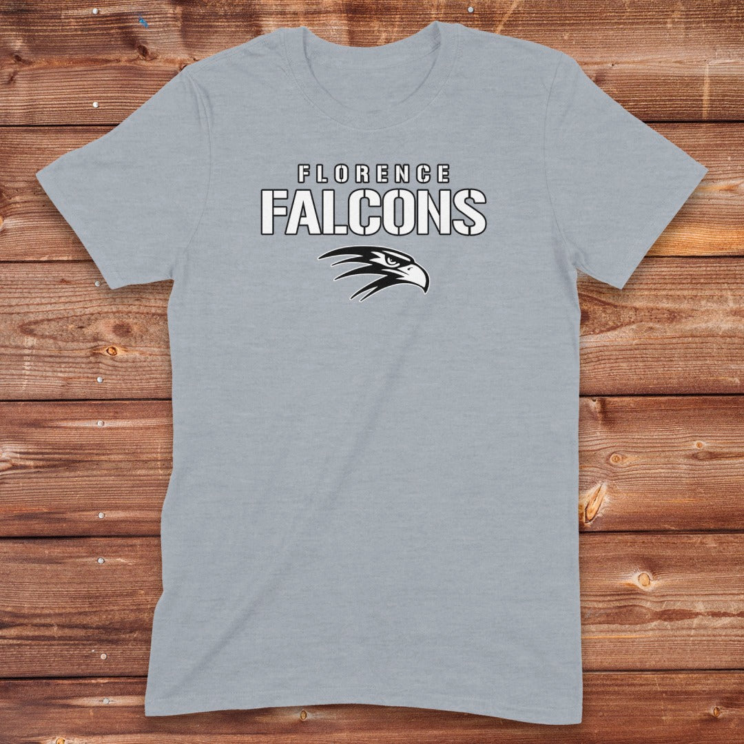 Adult - Black & White Stencil Falcon | FCSA-026BW