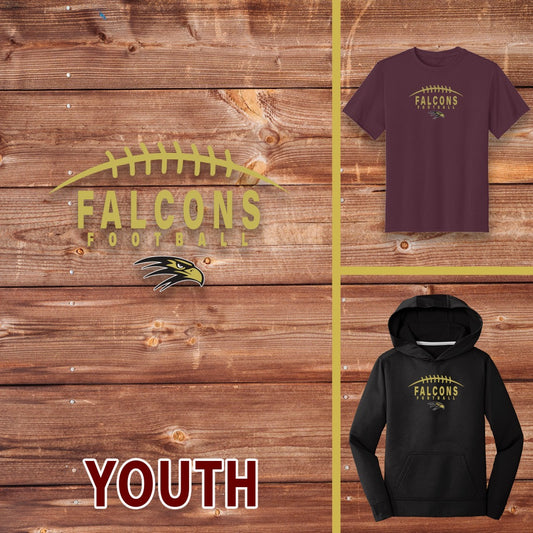 Youth - Falcons Football Laces | FCSA-023