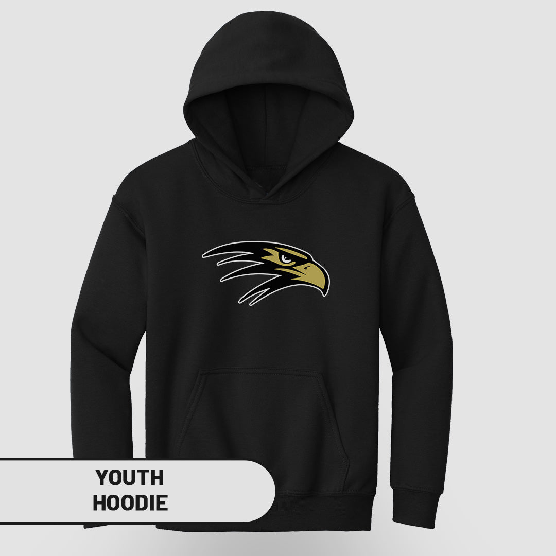 Youth Hoodie Falcon Head | FCS-001