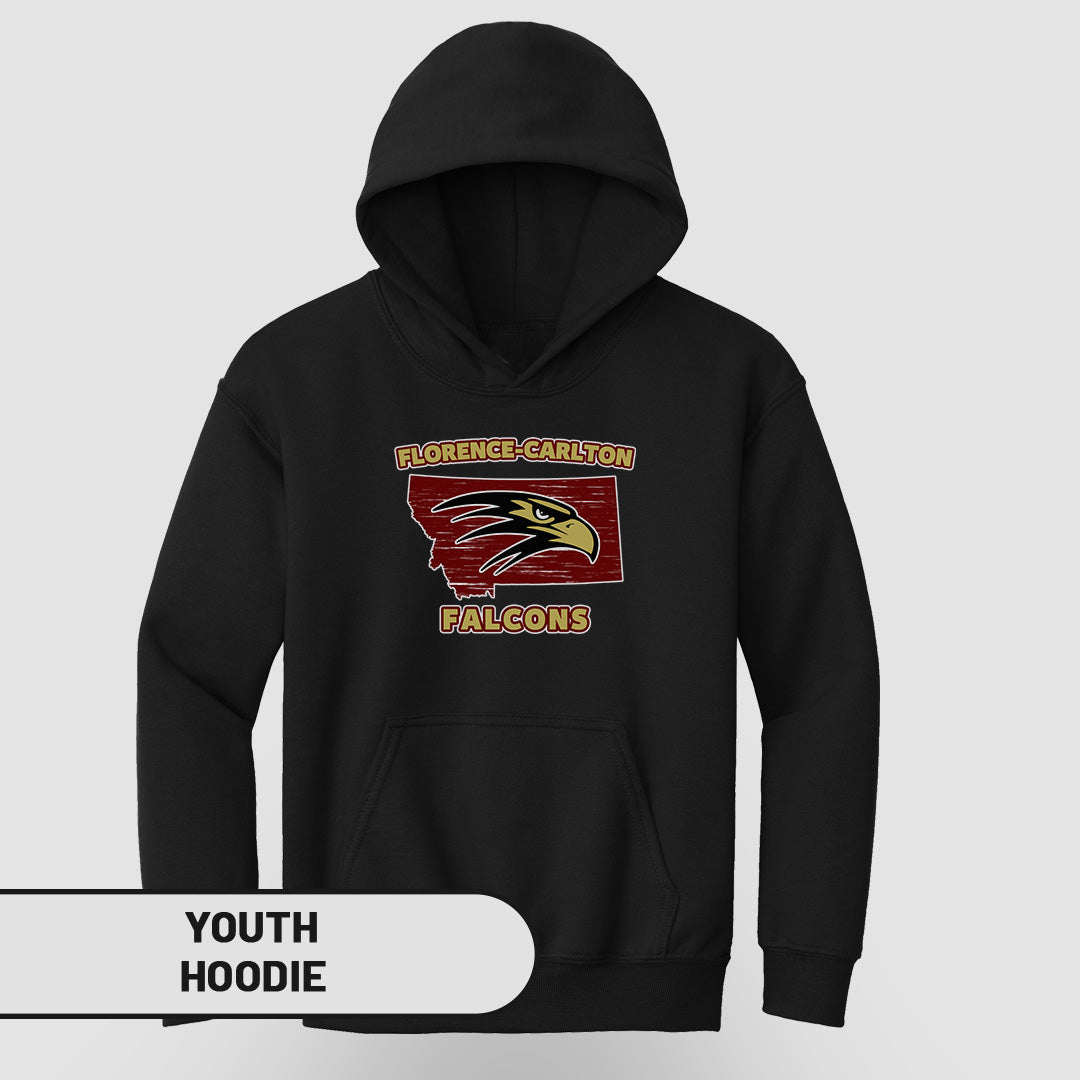 Youth Hoodie MT Florence-Carlton Falcons | FCS-003