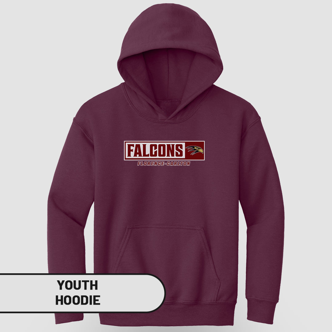 Youth Hoodie Rectangle Falcons | FCS-002