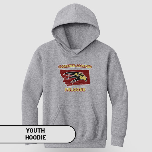 Youth Hoodie MT Florence-Carlton Falcons | FCS-003