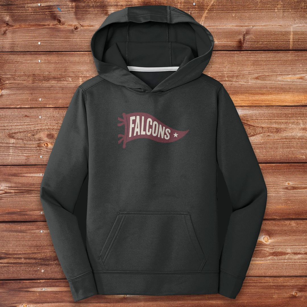 Youth - Vintage Falcons Pennant | FCSP-2025