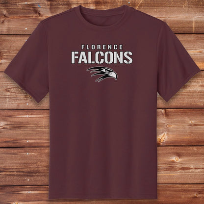 Youth - Black & White Stencil Falcon | FCSA-026BW