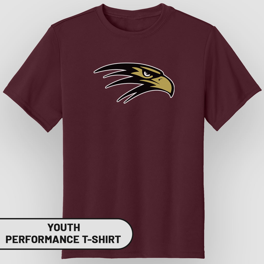 Youth Performance T-Shirt Falcon Head | FCS-001