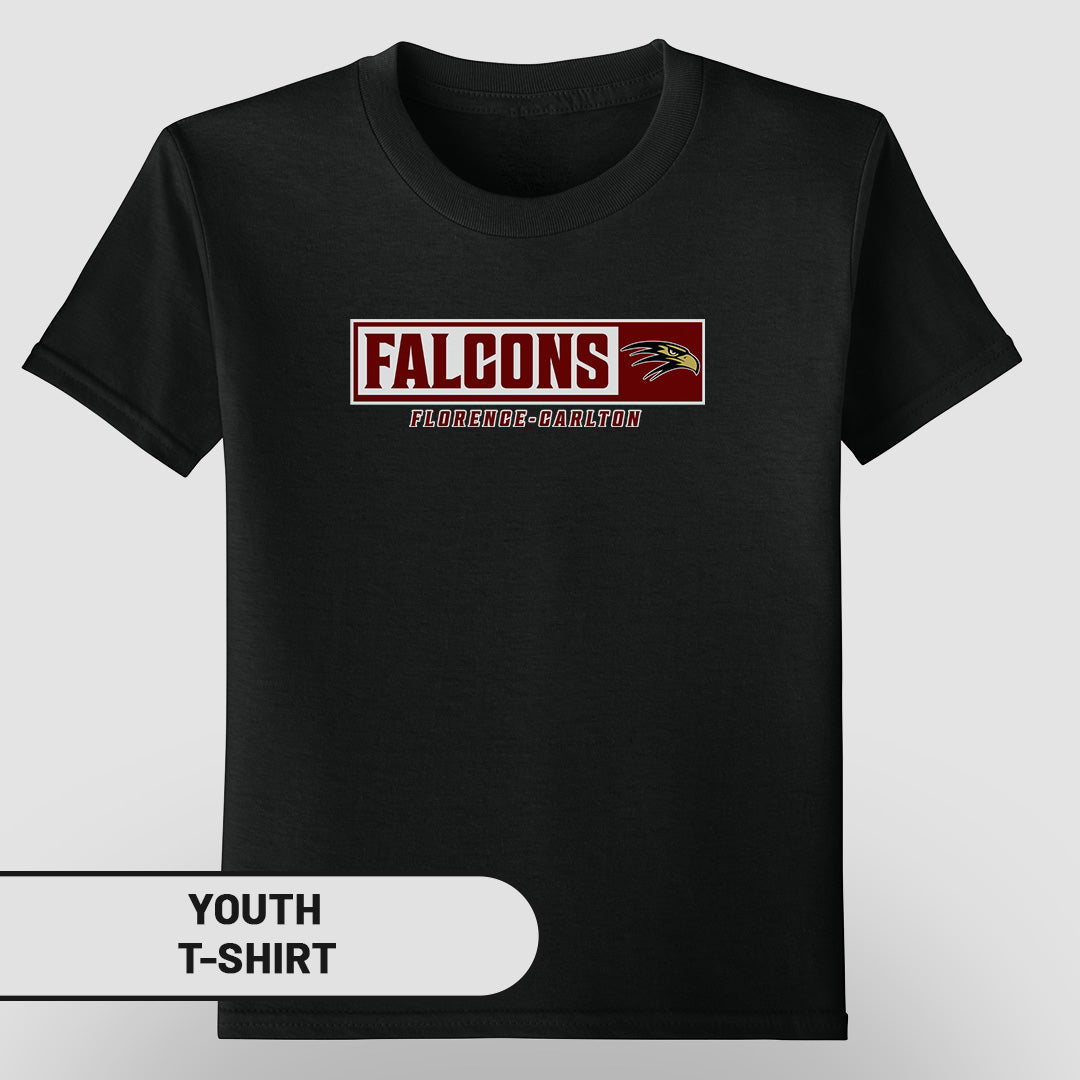 Youth T-Shirt  Rectangle Falcons | FCS-002
