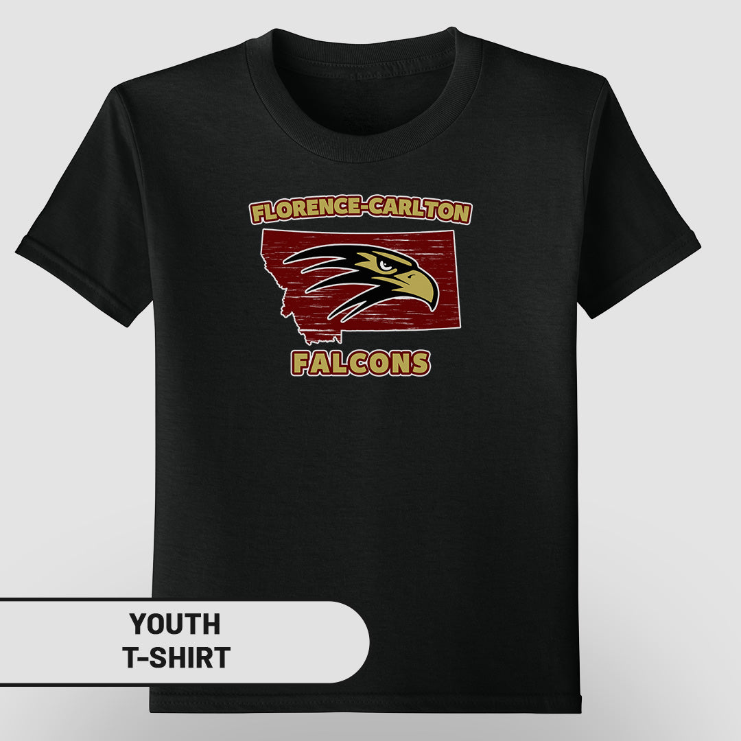 Youth T-Shirt  MT Florence-Carlton Falcons | FCS-003