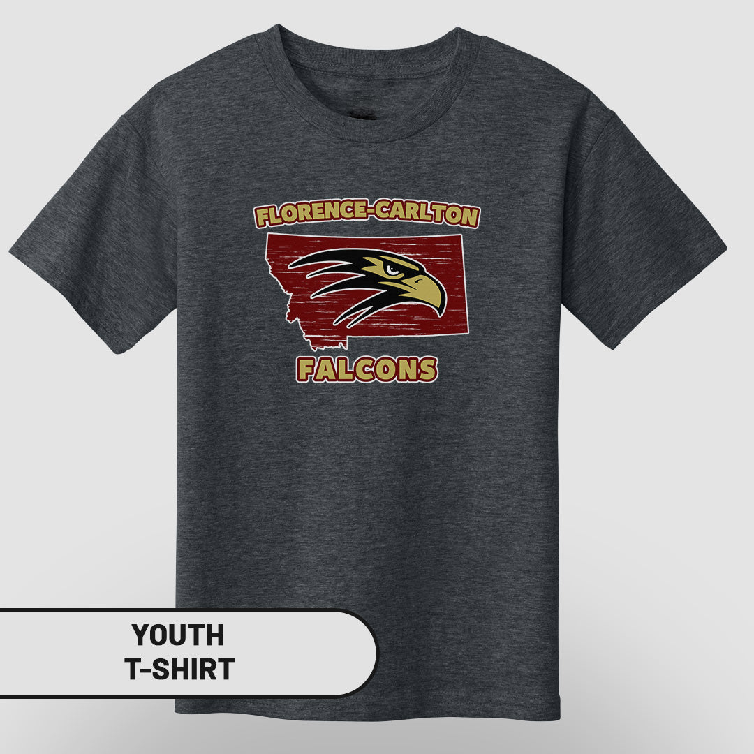 Youth T-Shirt  MT Florence-Carlton Falcons | FCS-003
