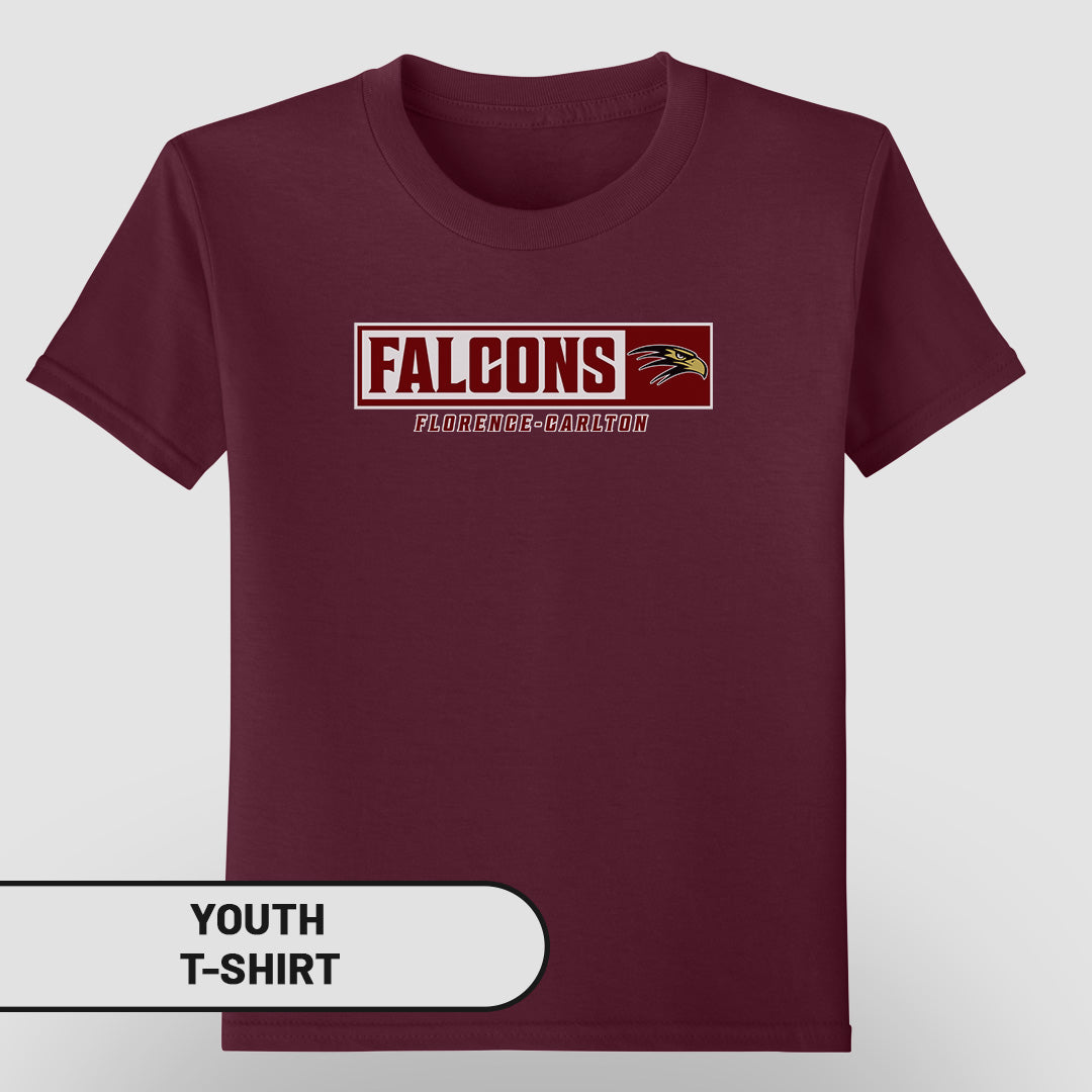 Youth T-Shirt  Rectangle Falcons | FCS-002
