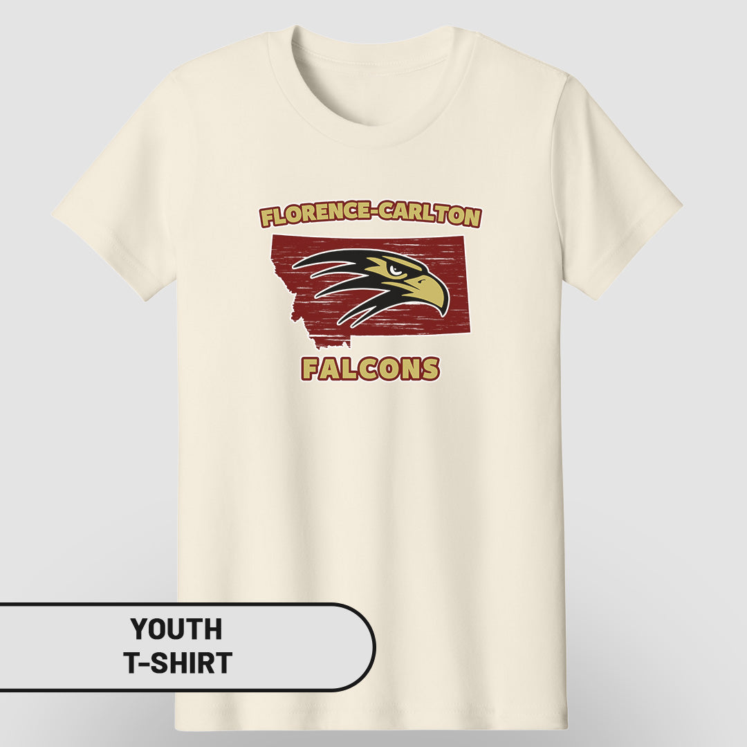 Youth T-Shirt  MT Florence-Carlton Falcons | FCS-003