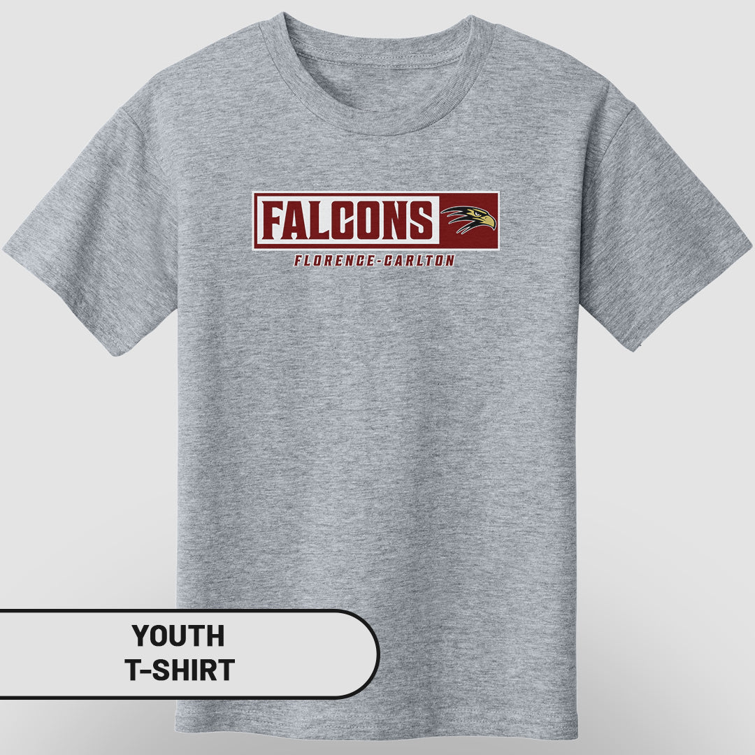 Youth T-Shirt  Rectangle Falcons | FCS-002