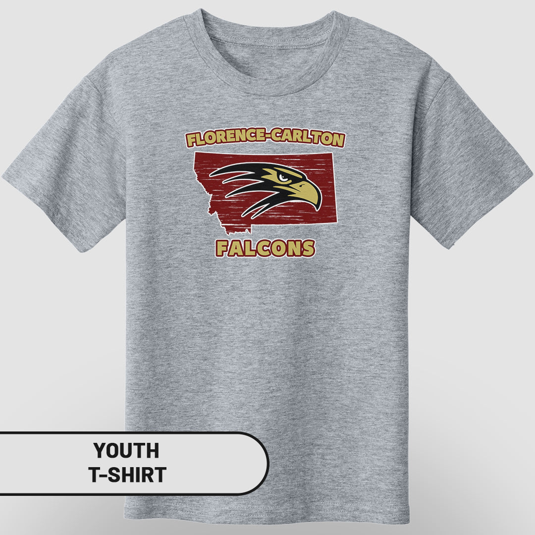 Youth T-Shirt  MT Florence-Carlton Falcons | FCS-003
