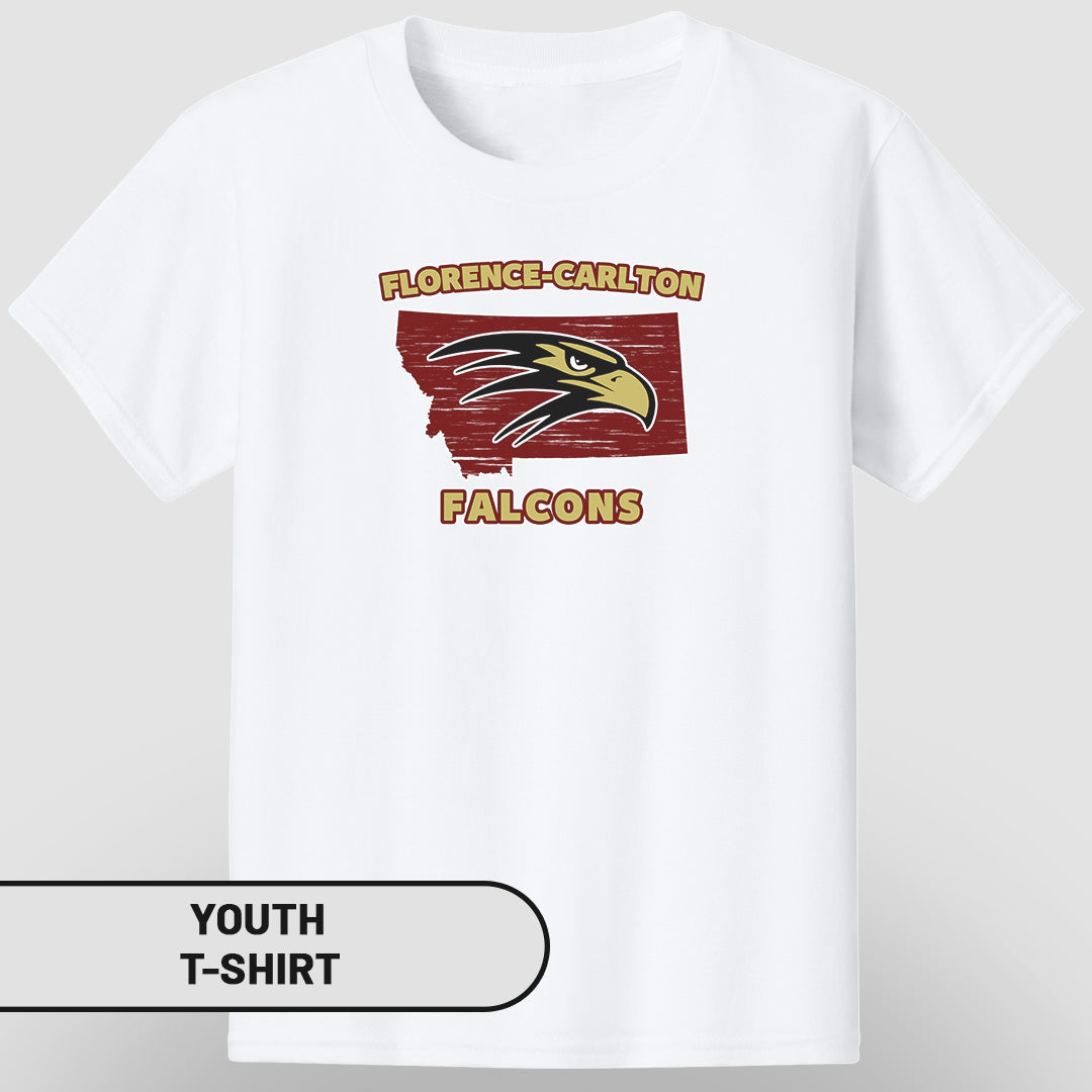 Youth T-Shirt  MT Florence-Carlton Falcons | FCS-003
