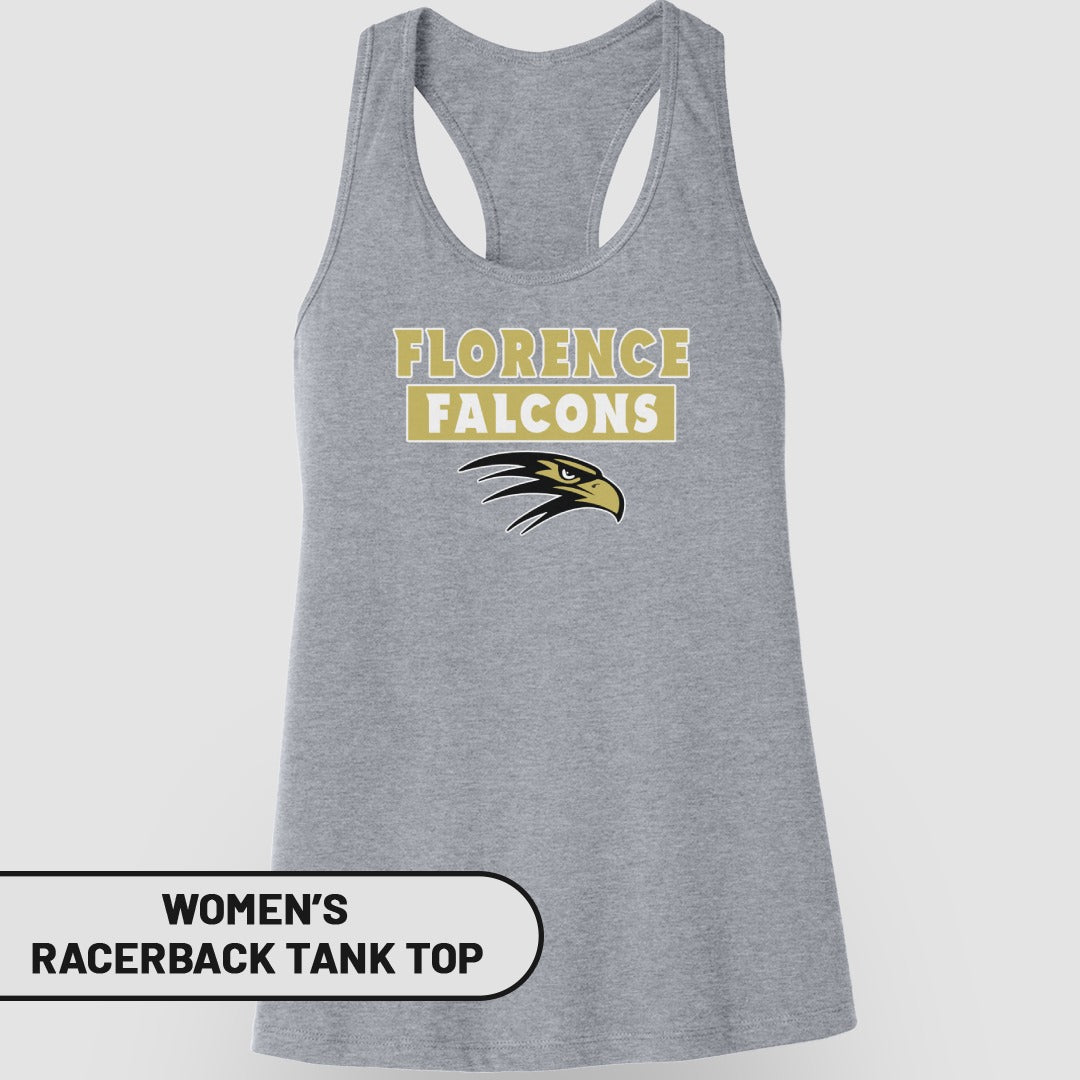 Florence Falcons Women's Racerback Tank Top