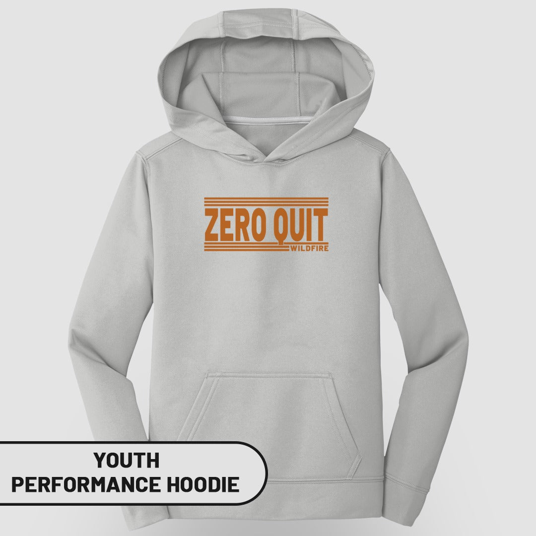 Zero Quit Wildfire Youth Performance Hoodie