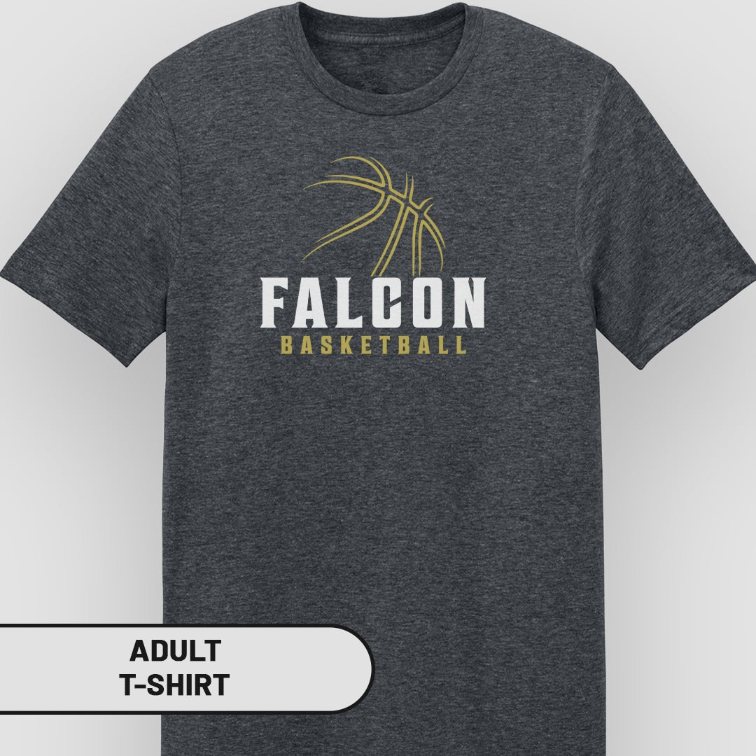 Falcon Basketball Graphic Adult T-Shirt Product